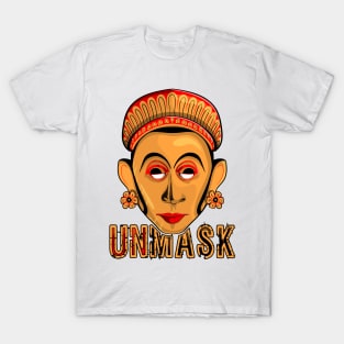 Sri Lankan traditional face masks design T-Shirt